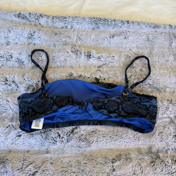 Vitamin A Snake Print Bikini Top - Picture 3 of 4